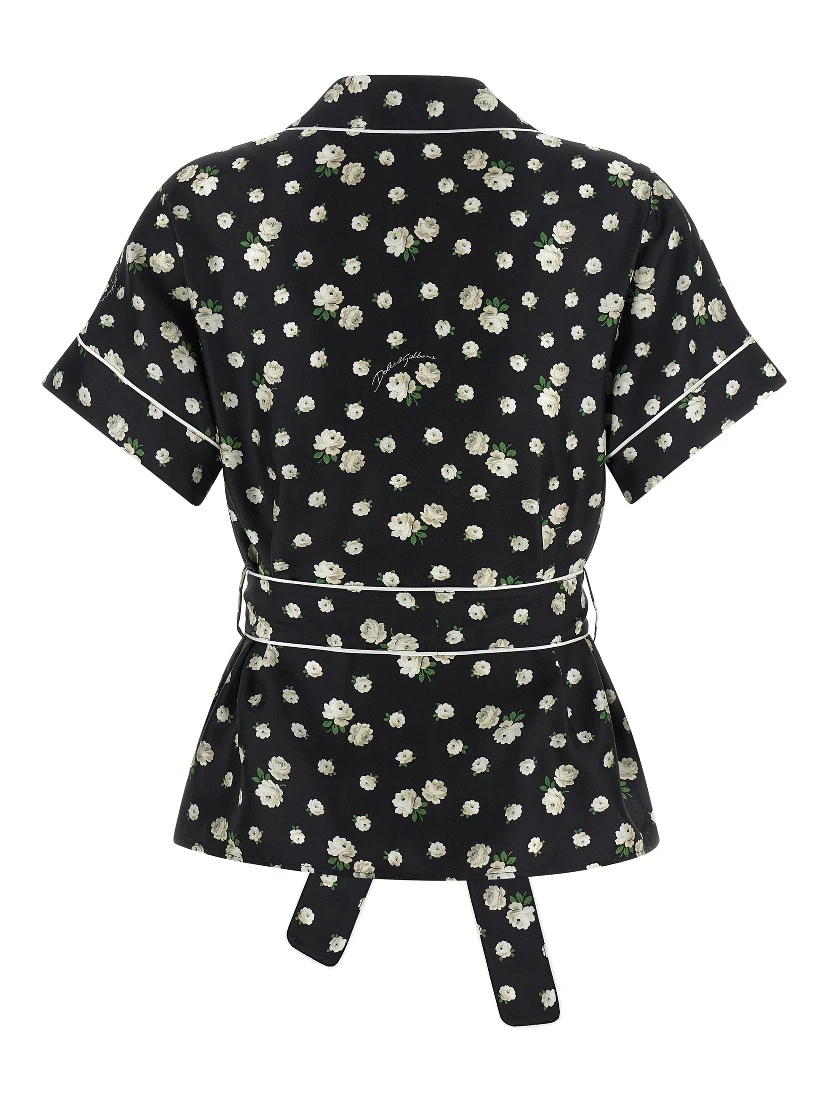 Black Silk Blouse