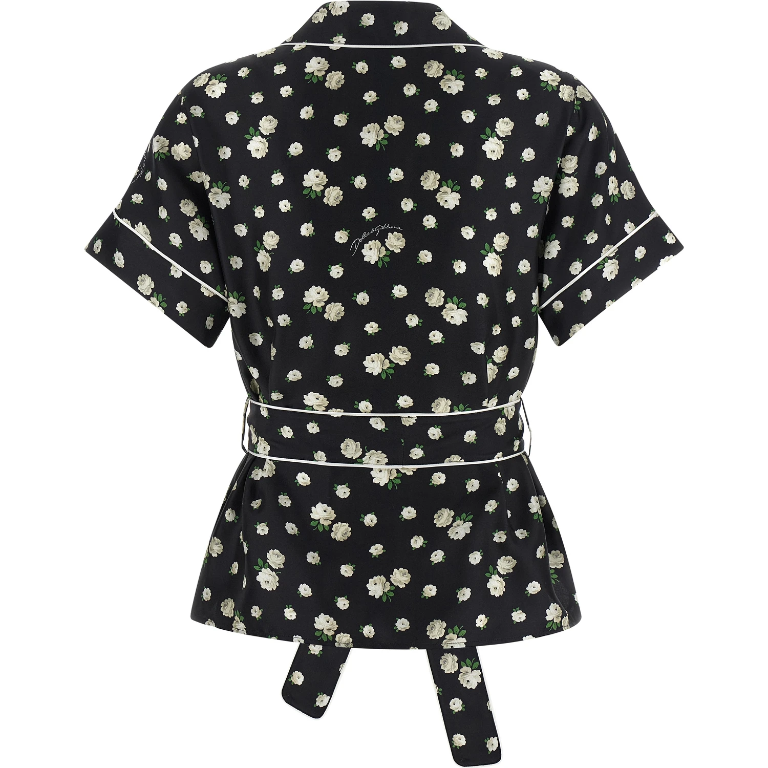 Black Silk Blouse