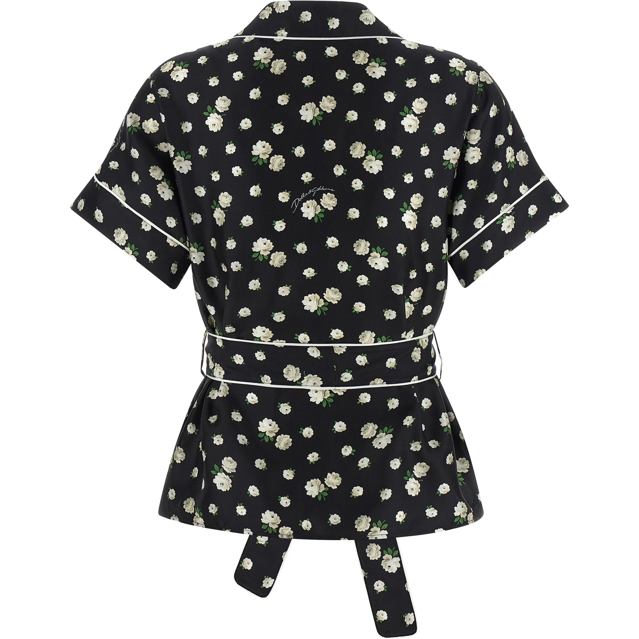 Black Silk Blouse