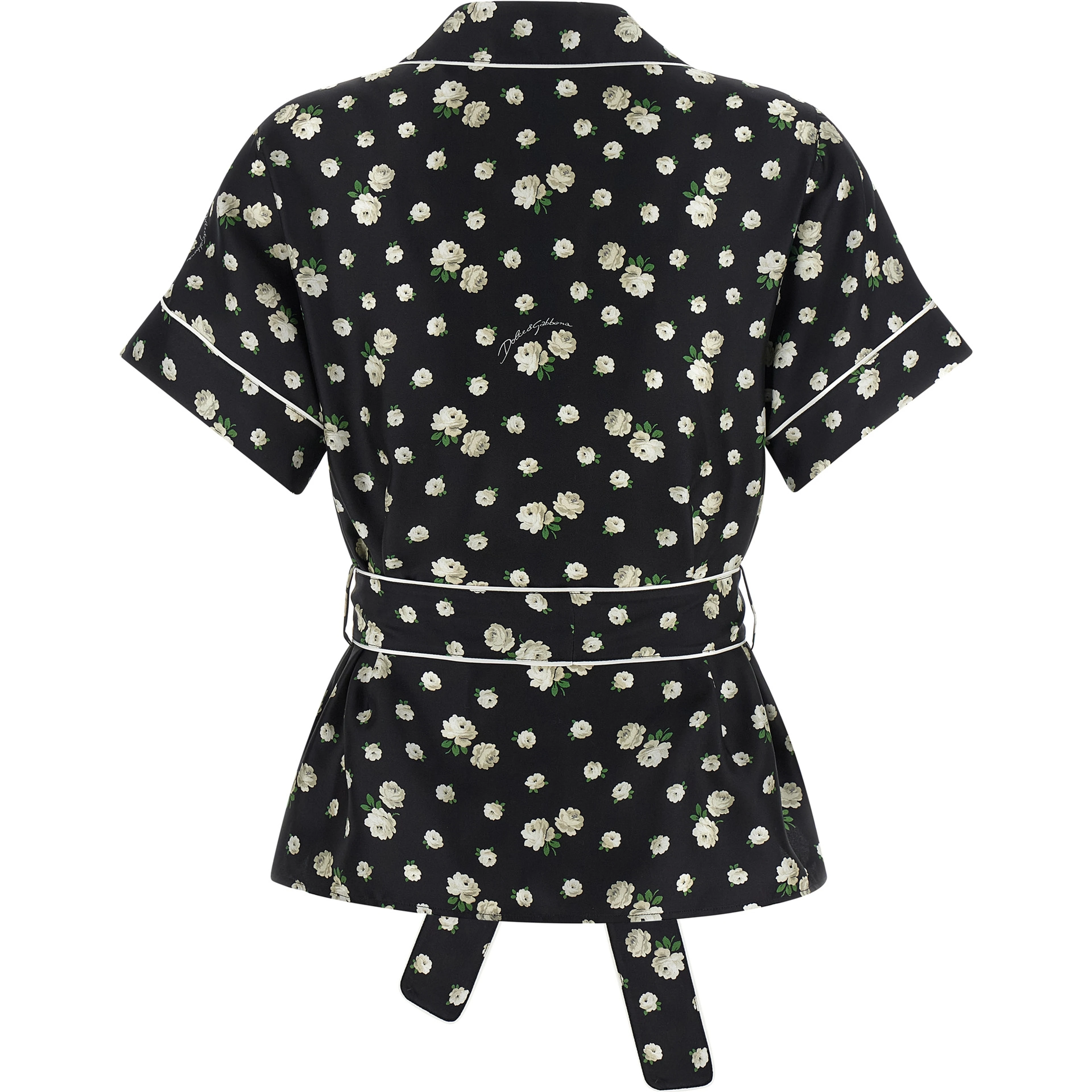 Black Silk Blouse