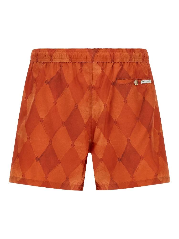 Orange Polyester Swim Shorts alternative