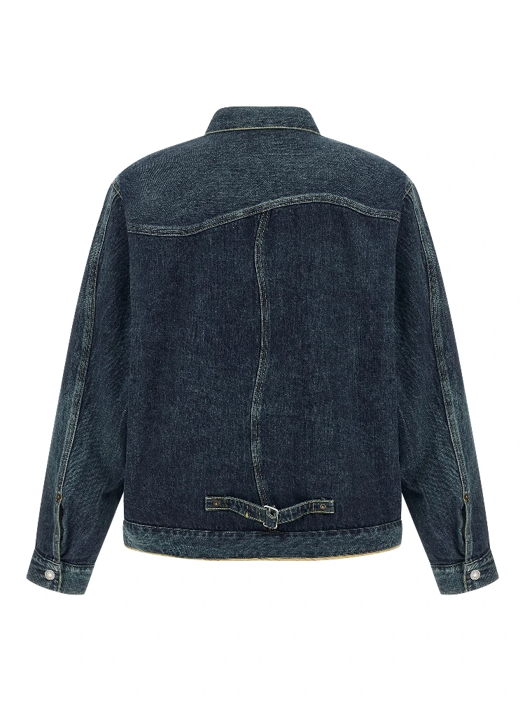 Blue Cotton Denim Jacket alternative
