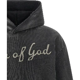 Black Cotton Sweatshirt