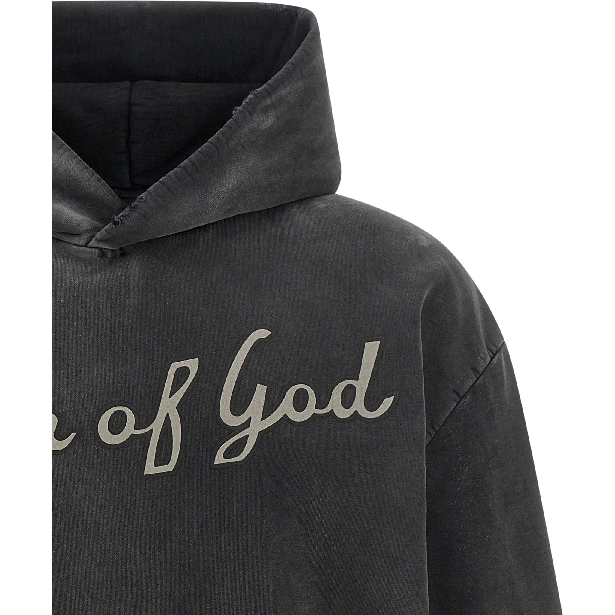 Black Cotton Sweatshirt