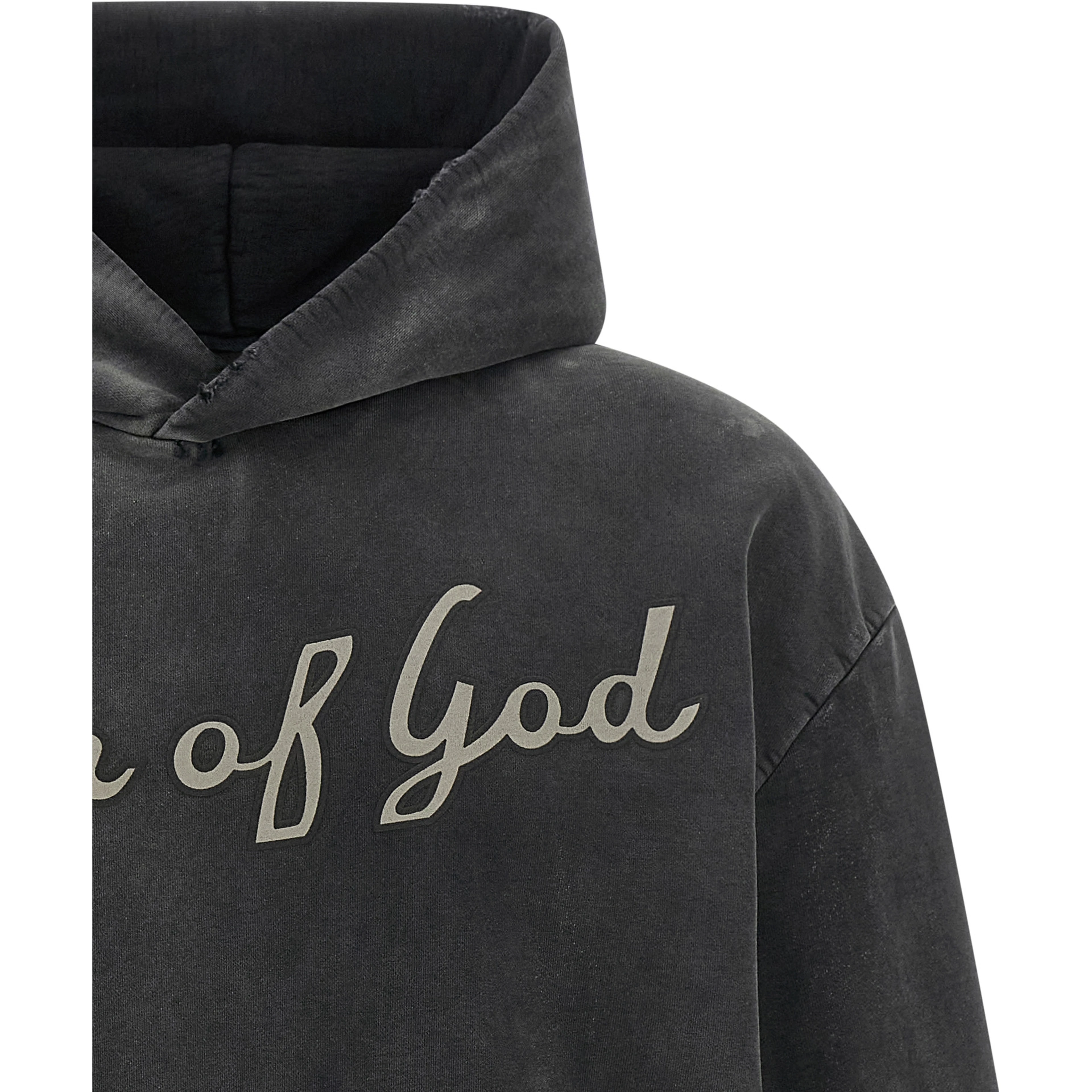 Black Cotton Sweatshirt