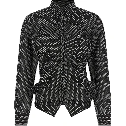 Bicolor Polyester Blouse