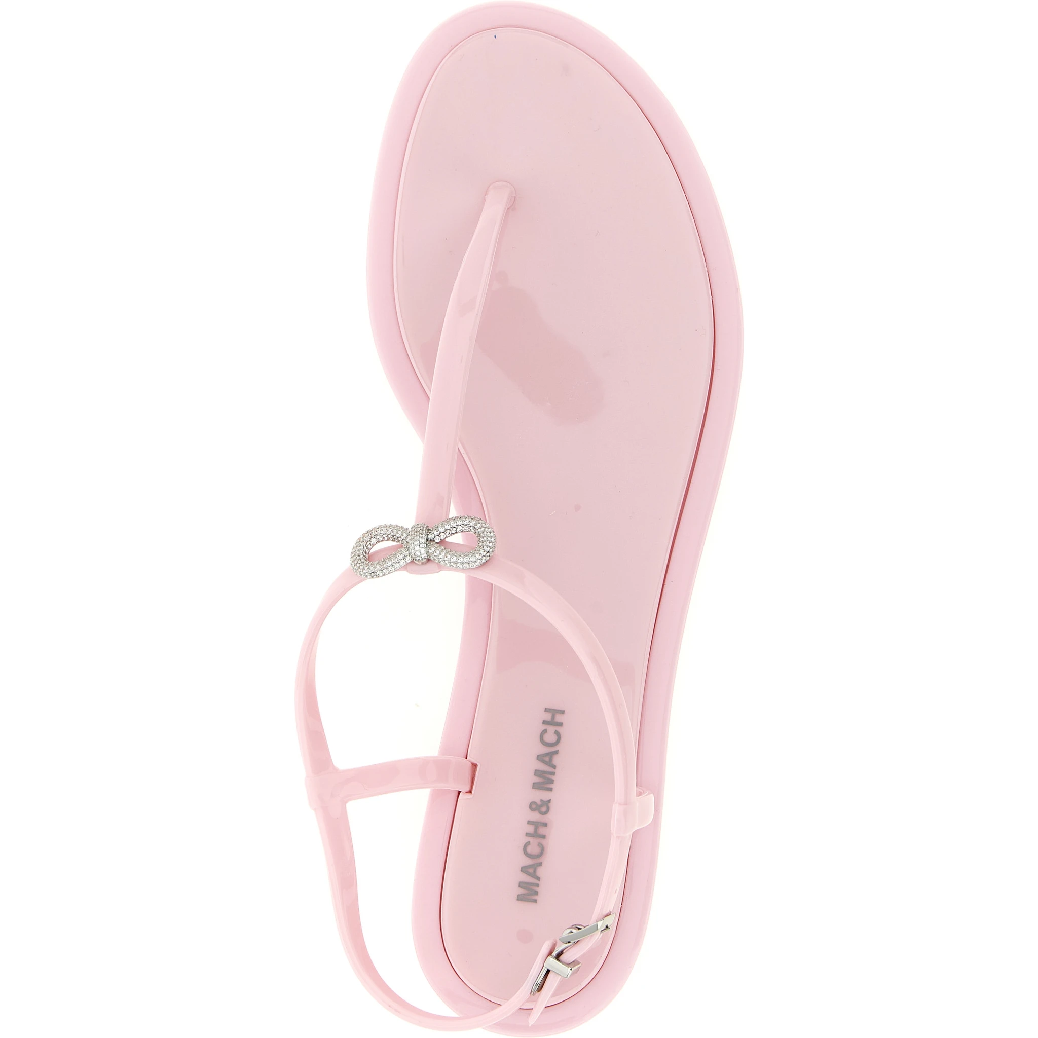 Multicolor Pvc Flat Sandals