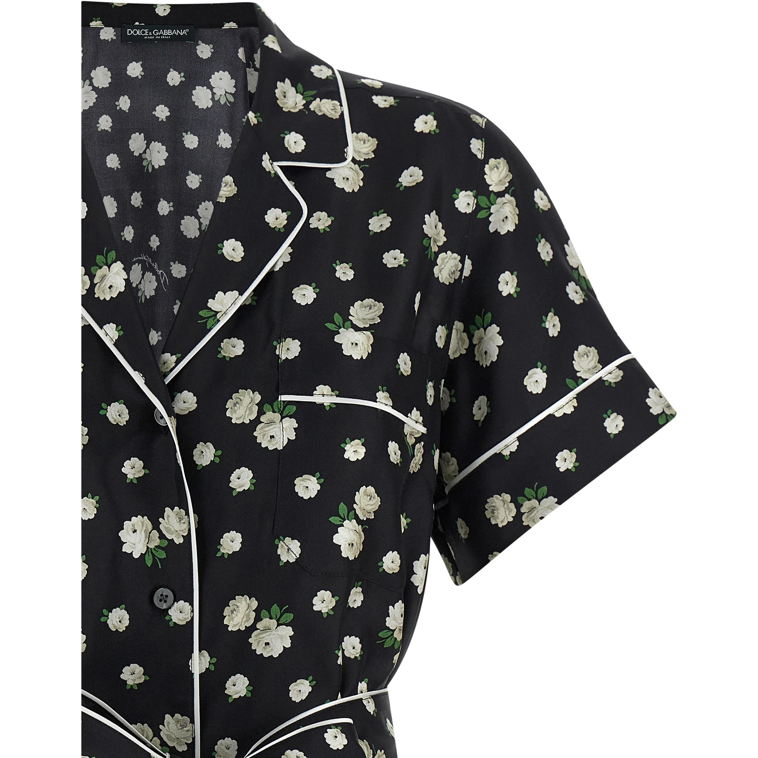 Black Silk Blouse