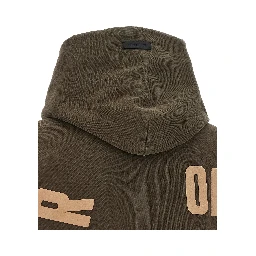 Brown Cotton Sweatshirt