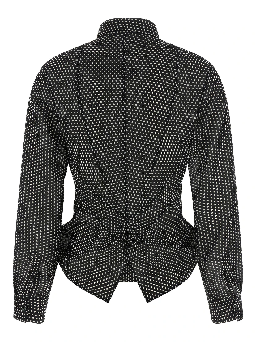 Bicolor Polyester Blouse