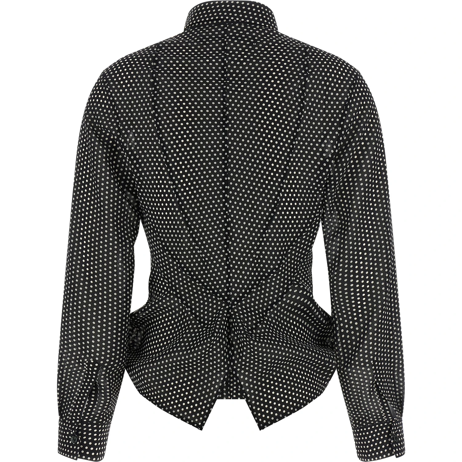 Bicolor Polyester Blouse