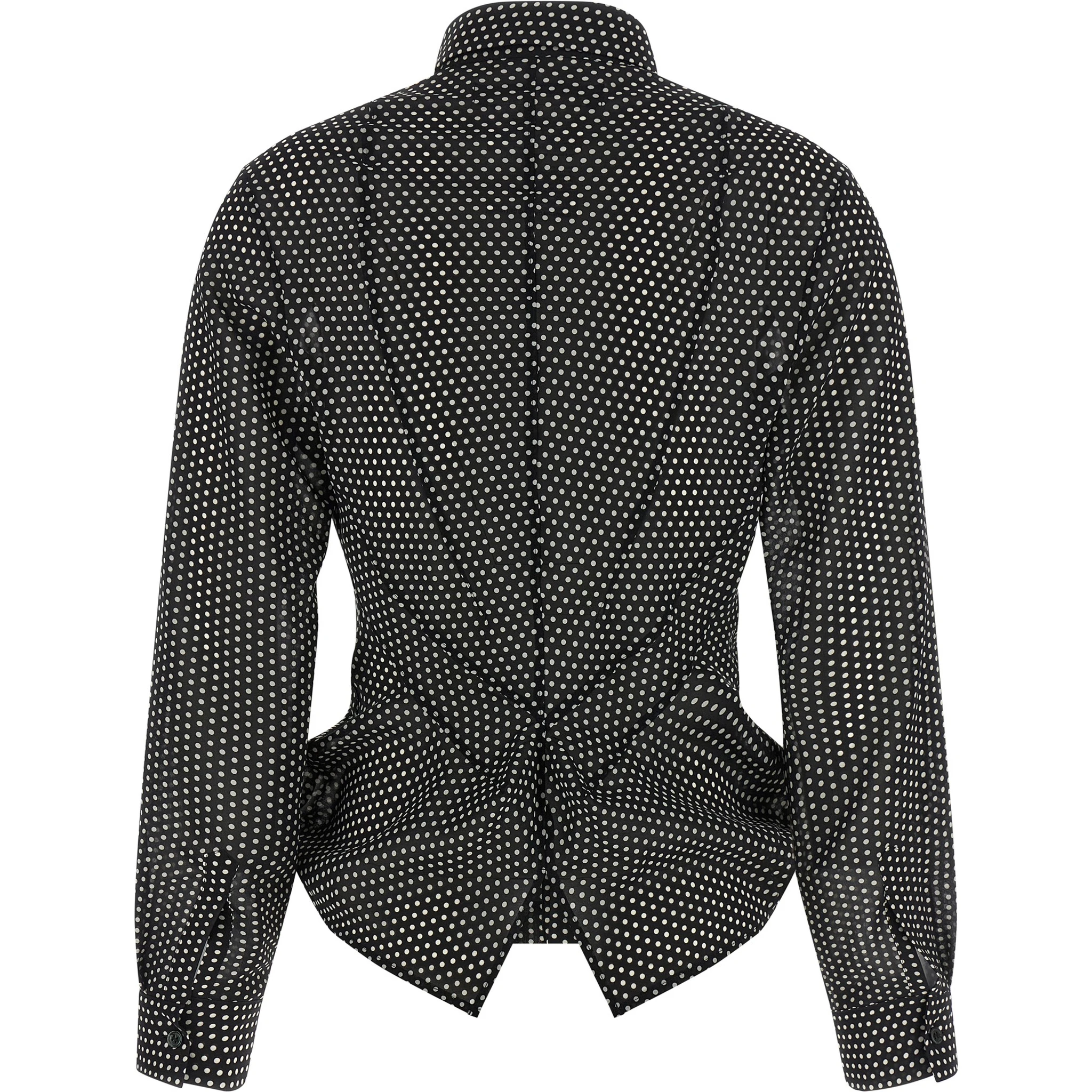 Bicolor Polyester Blouse