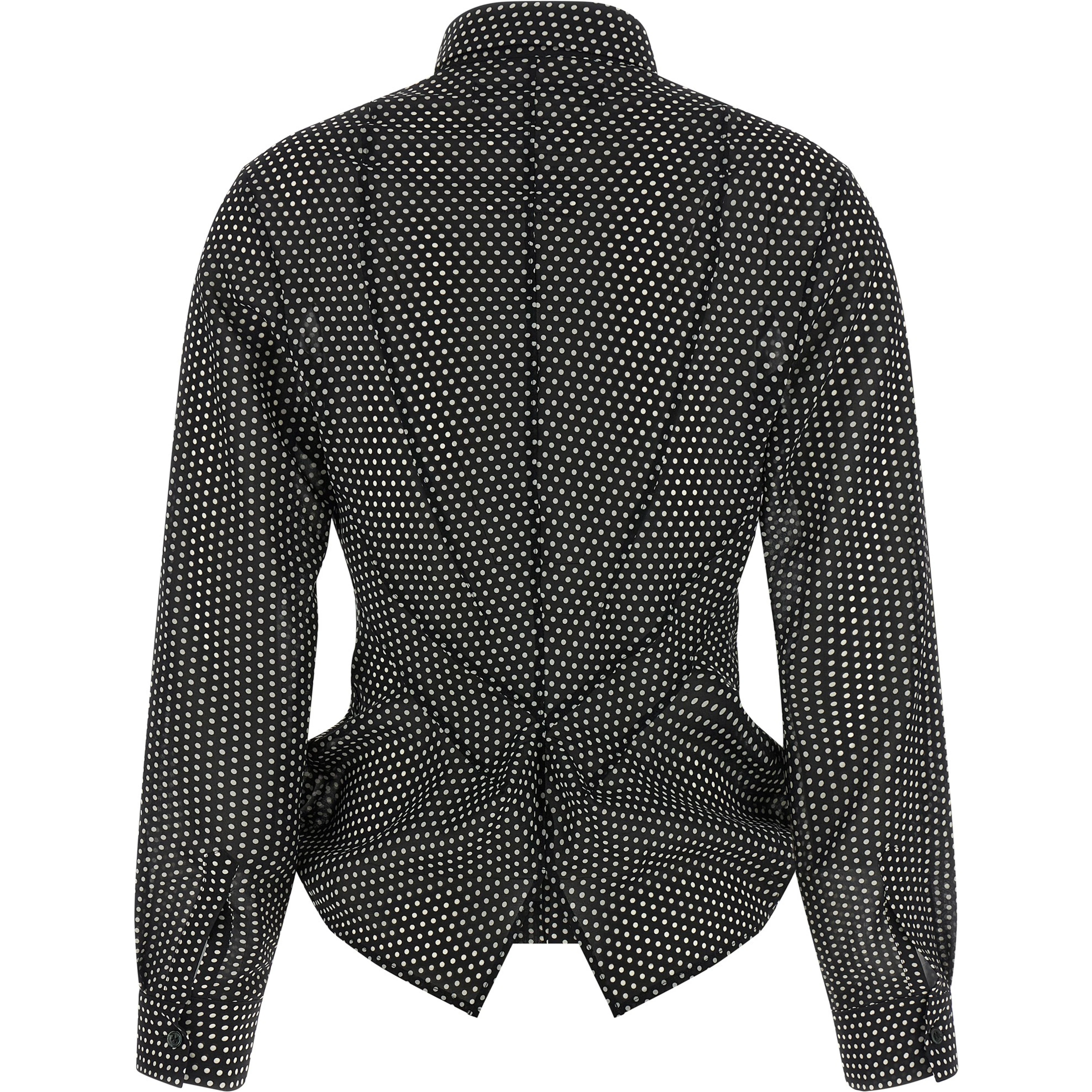 Bicolor Polyester Blouse