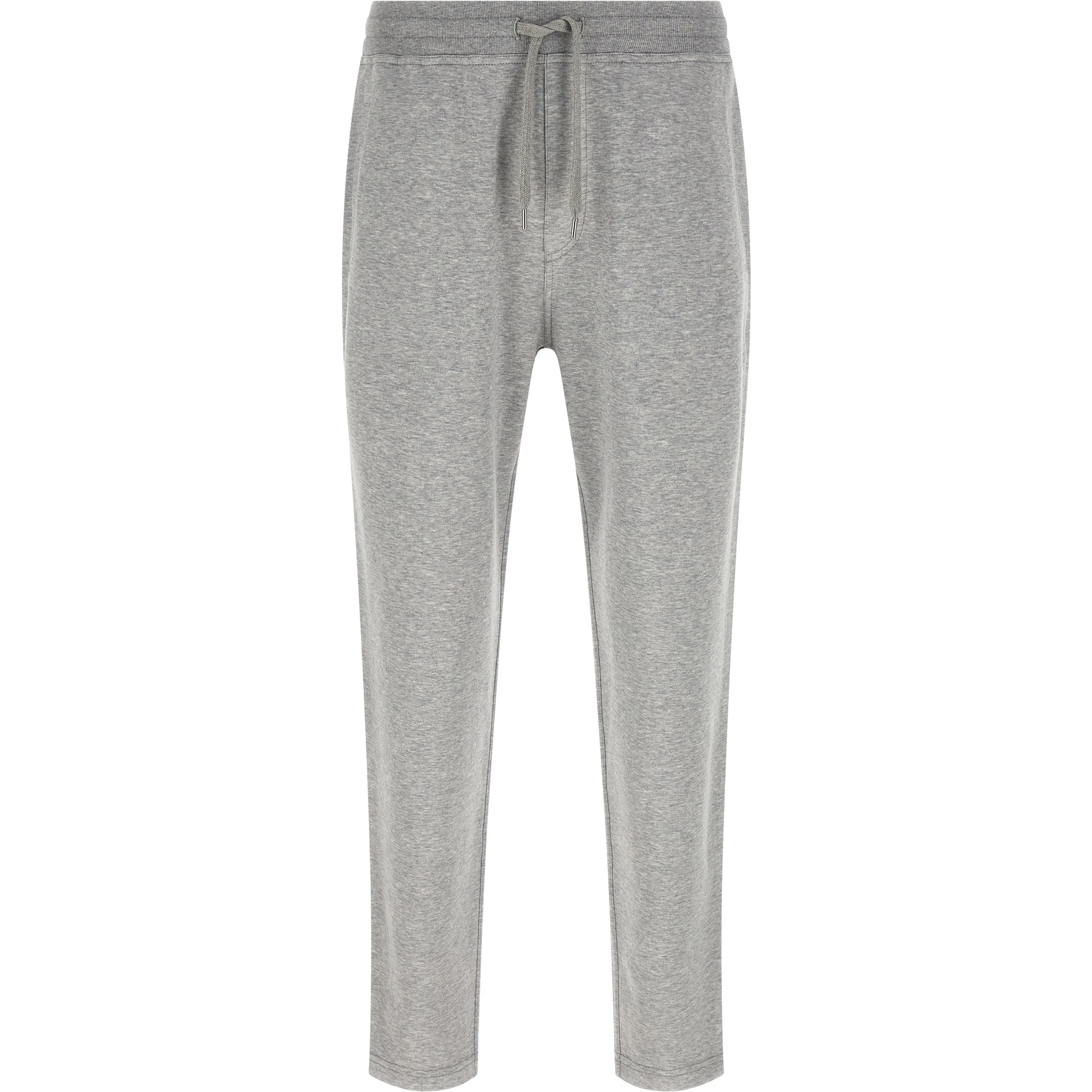 Gray Cotton Athletic Pants