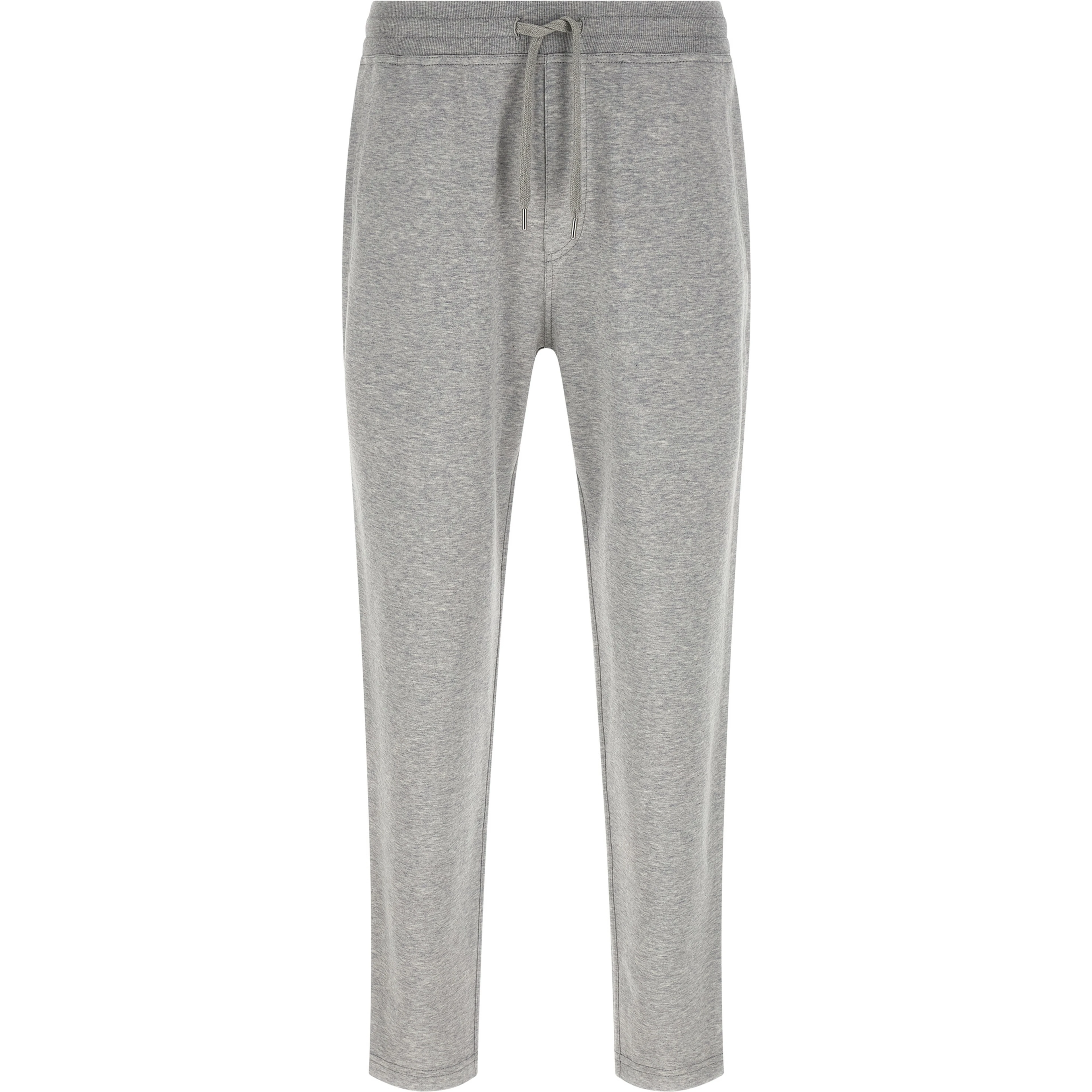 Gray Cotton Athletic Pants