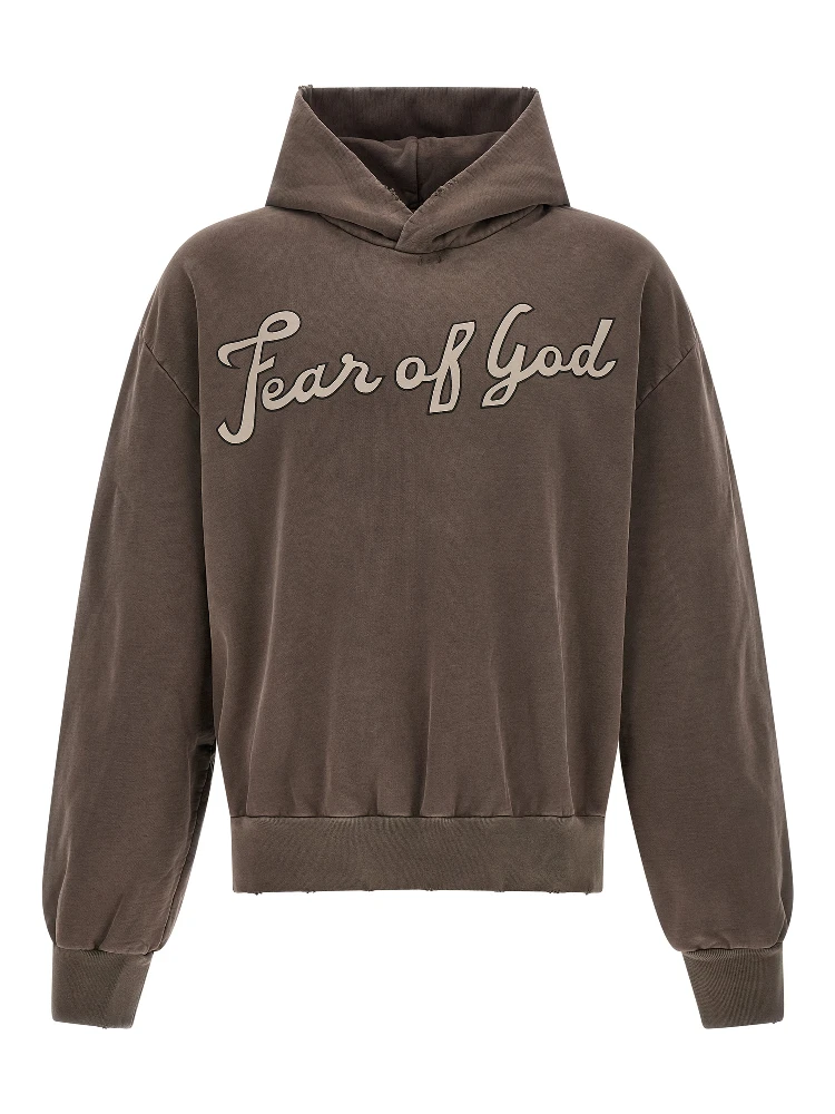 Brown Cotton Sweatshirt