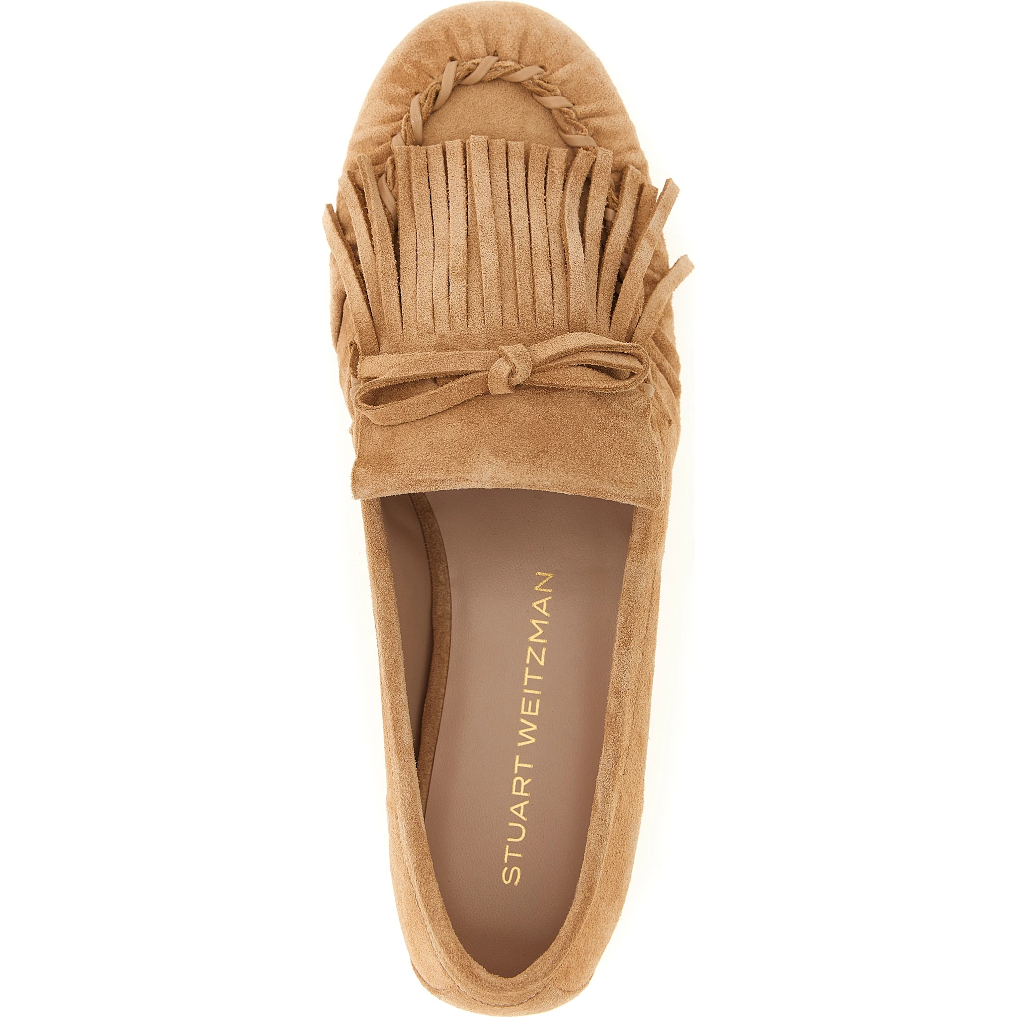 Brown Calfskin Slip-On Loafers