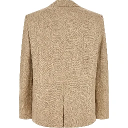 Beige Linen Blazer