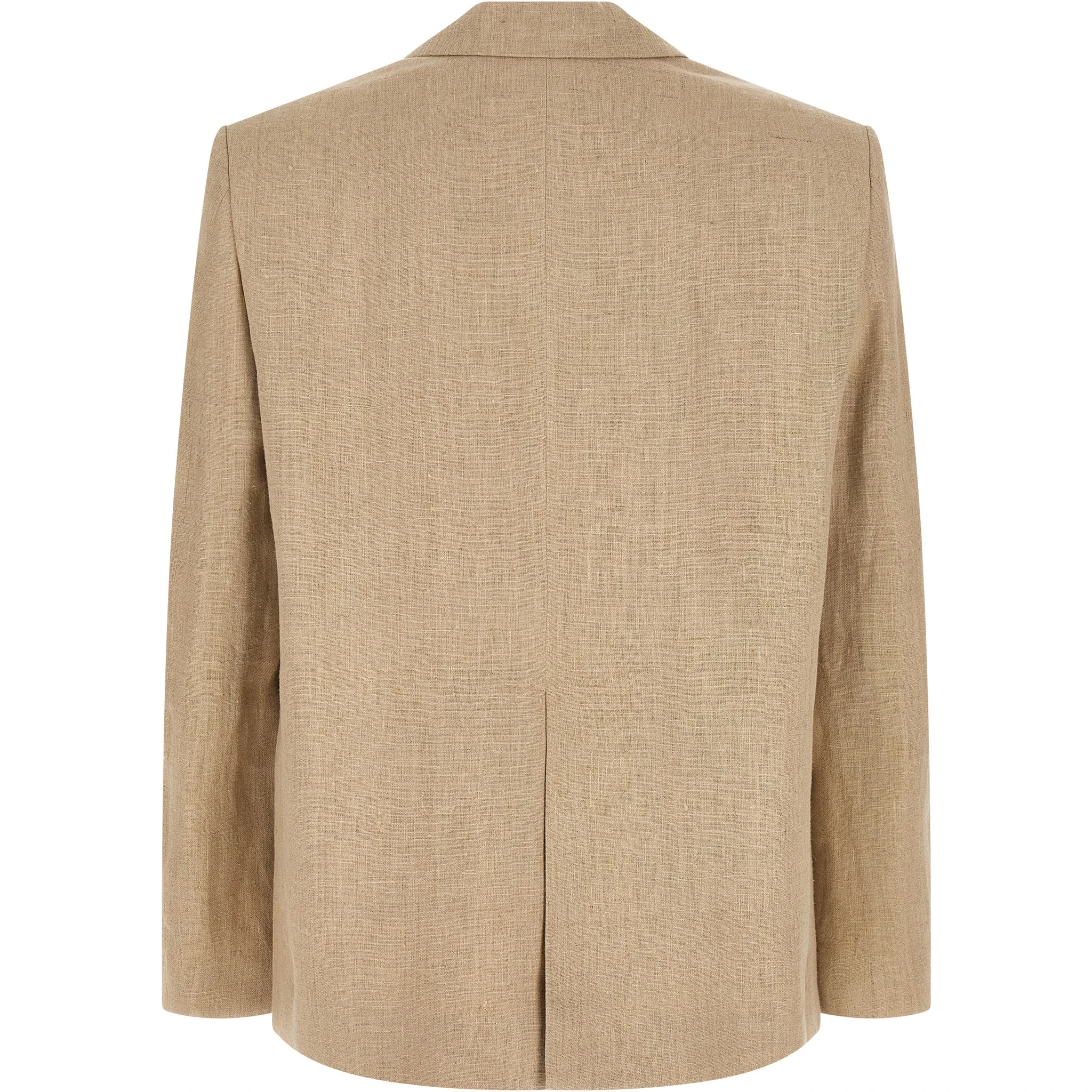 Beige Linen Blazer
