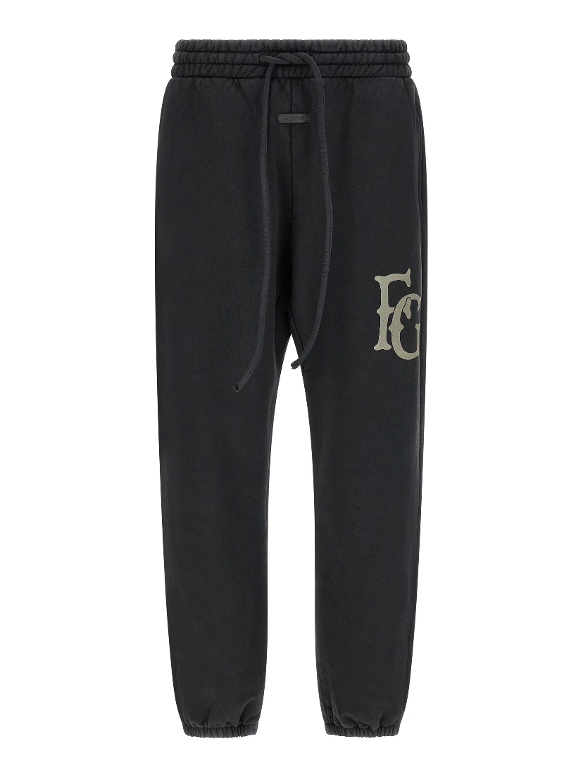 Black Cotton Joggers (Workout Pants)