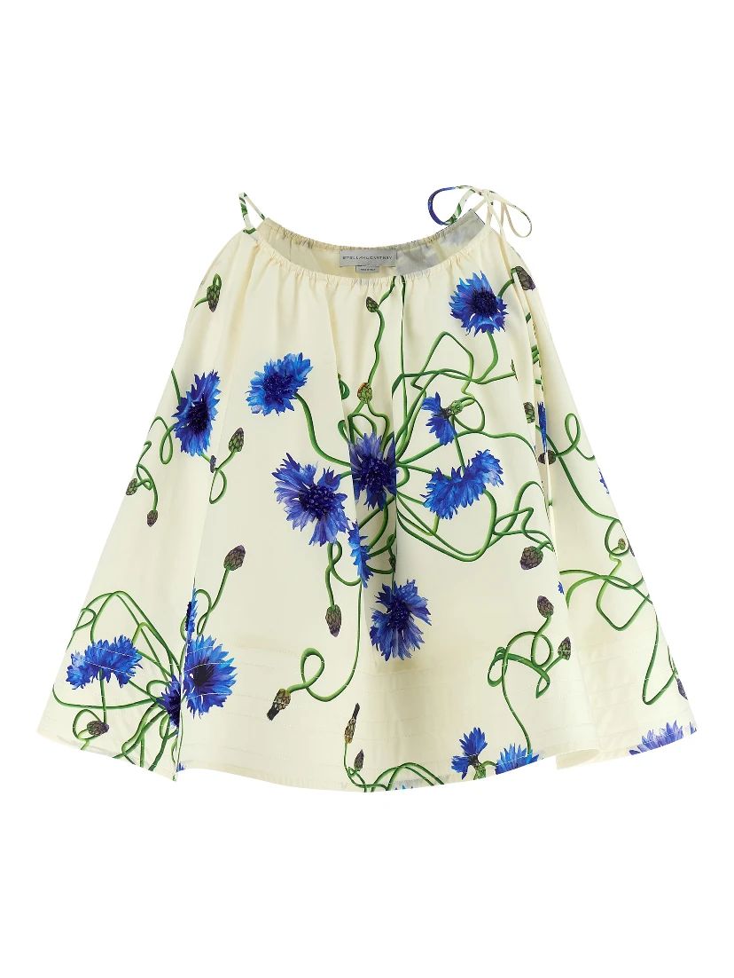 Blue Cotton Blouse