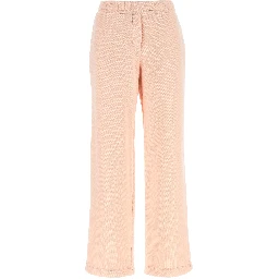 Multicolor Cotton Athletic Pants