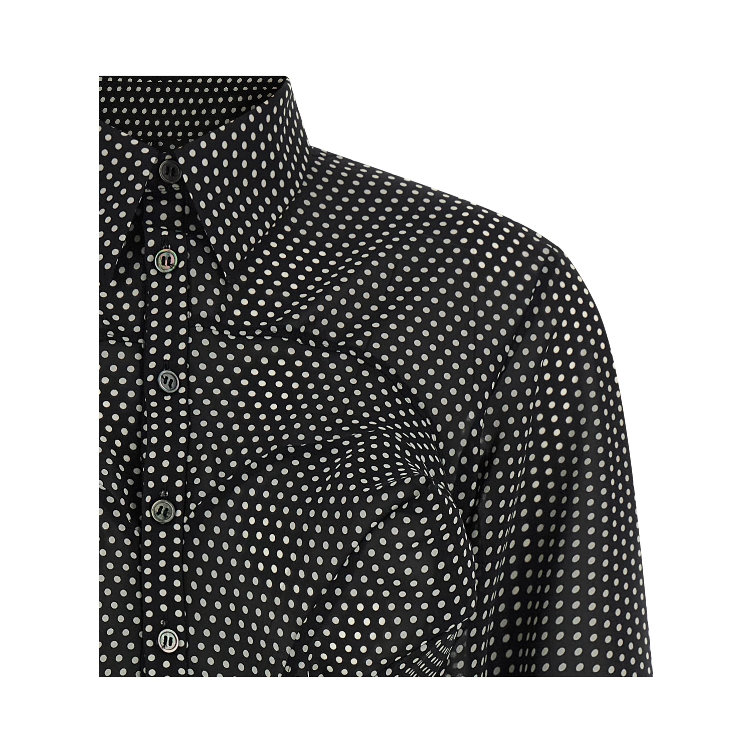 Bicolor Polyester Blouse