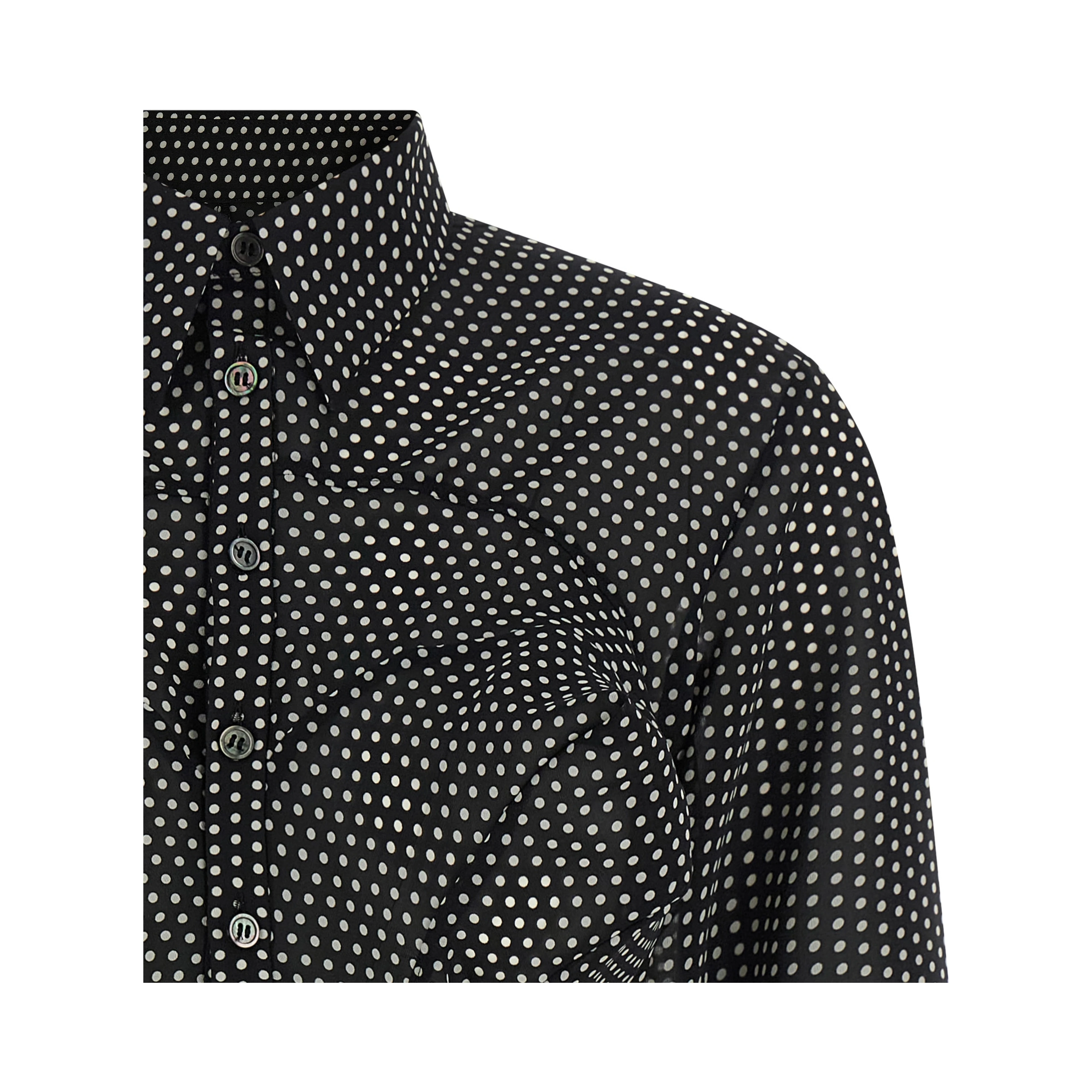 Bicolor Polyester Blouse