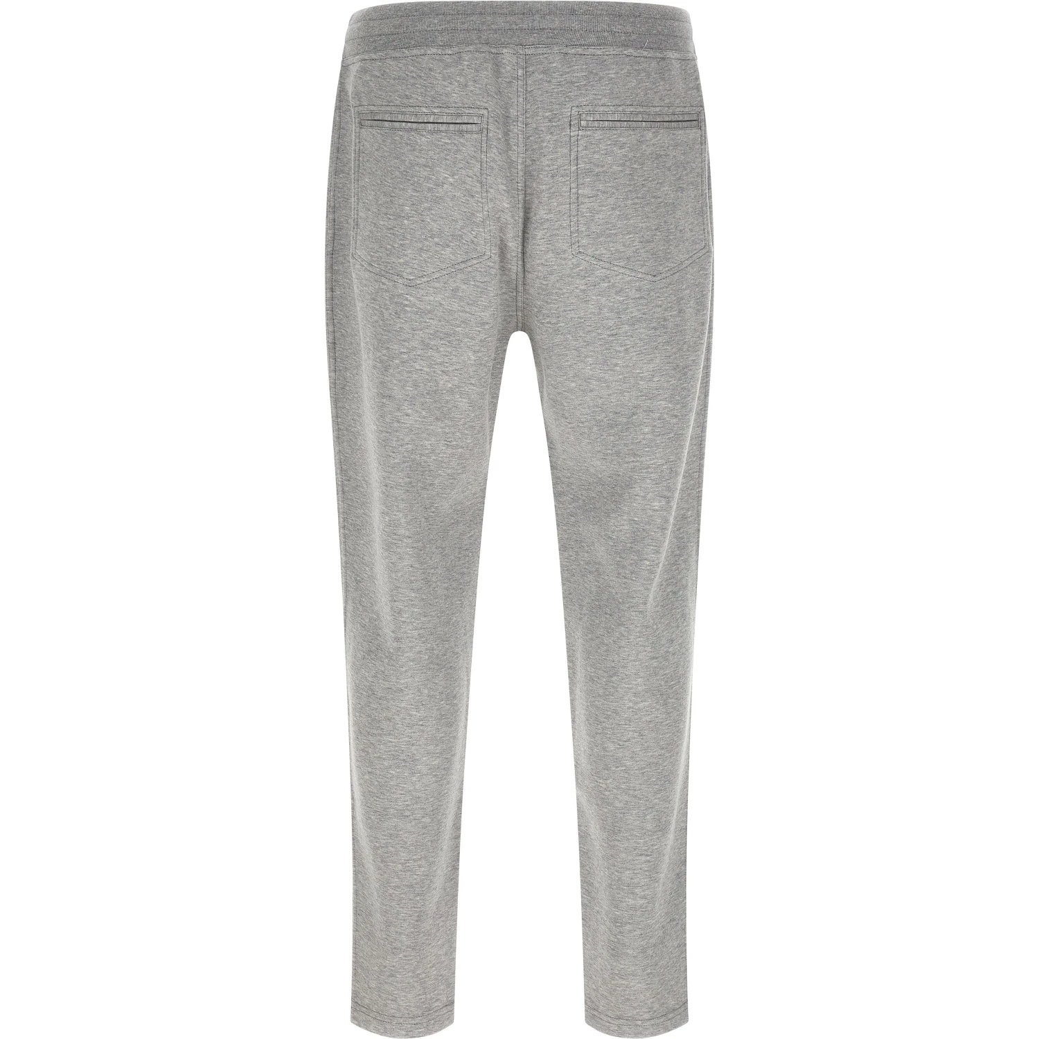 Gray Cotton Athletic Pants