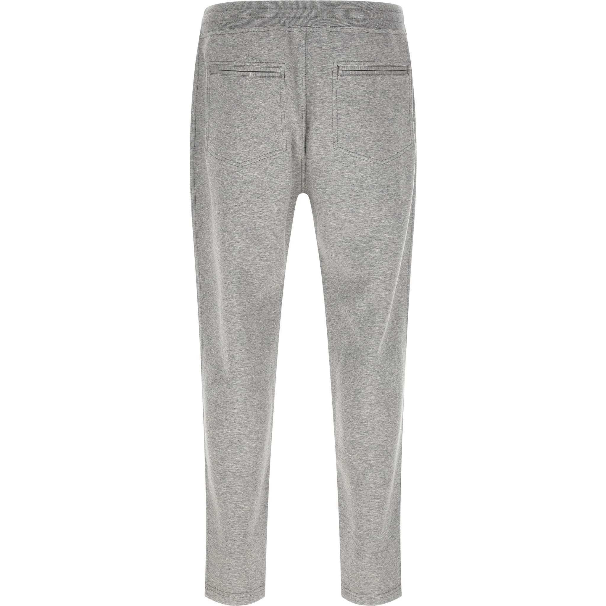 Gray Cotton Athletic Pants