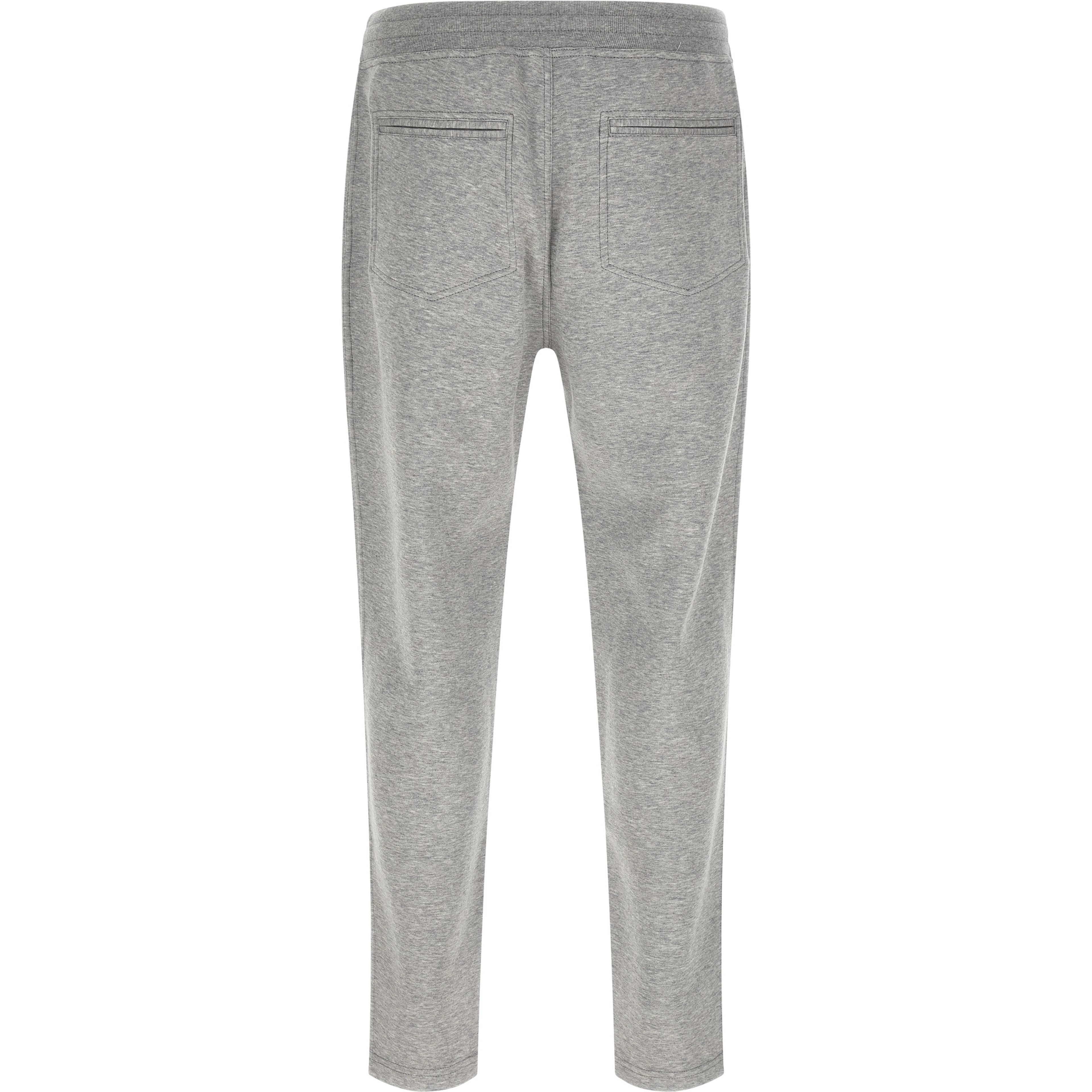Gray Cotton Athletic Pants
