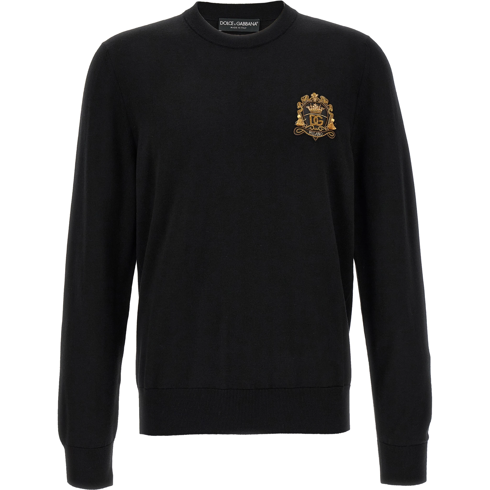 Black Virgin Wool Cardigan