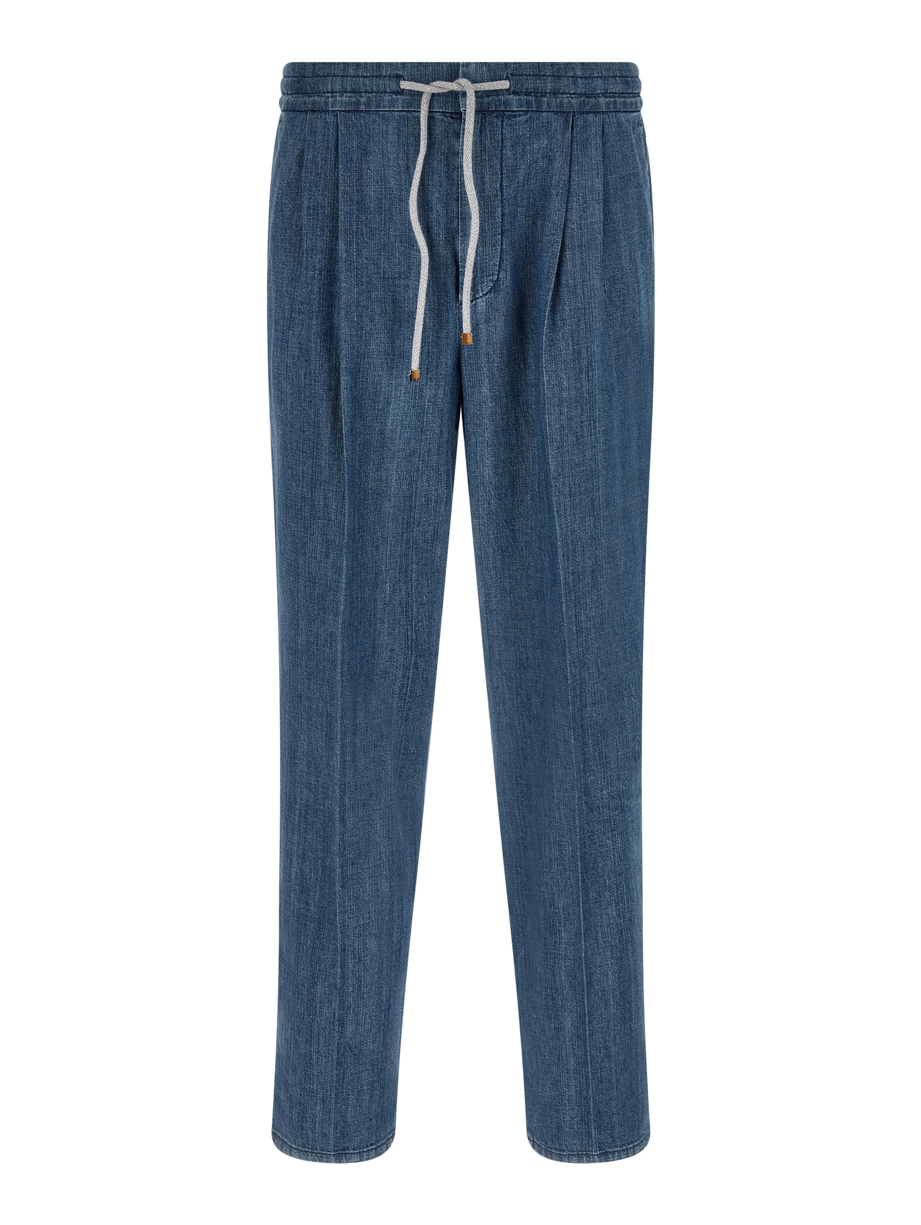 Blue Cotton Relaxed Fit Jeans