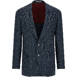 Blue Hemp Blazer
