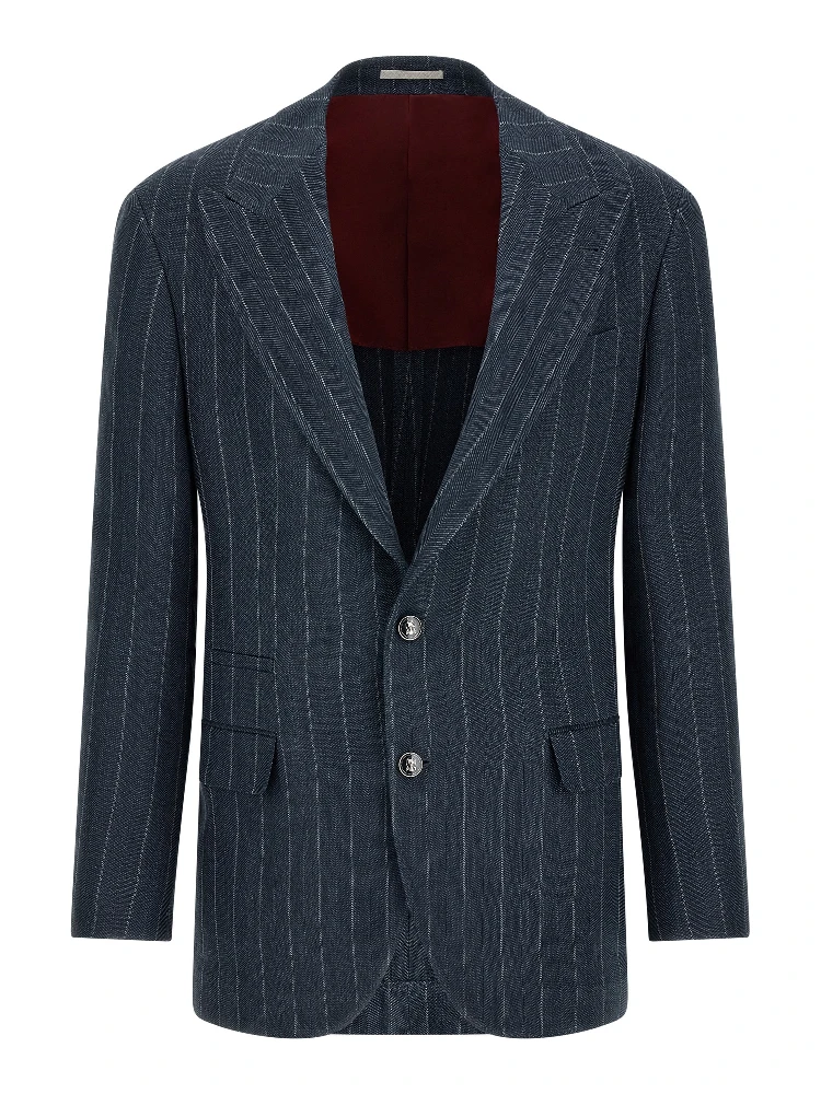Blue Hemp Blazer