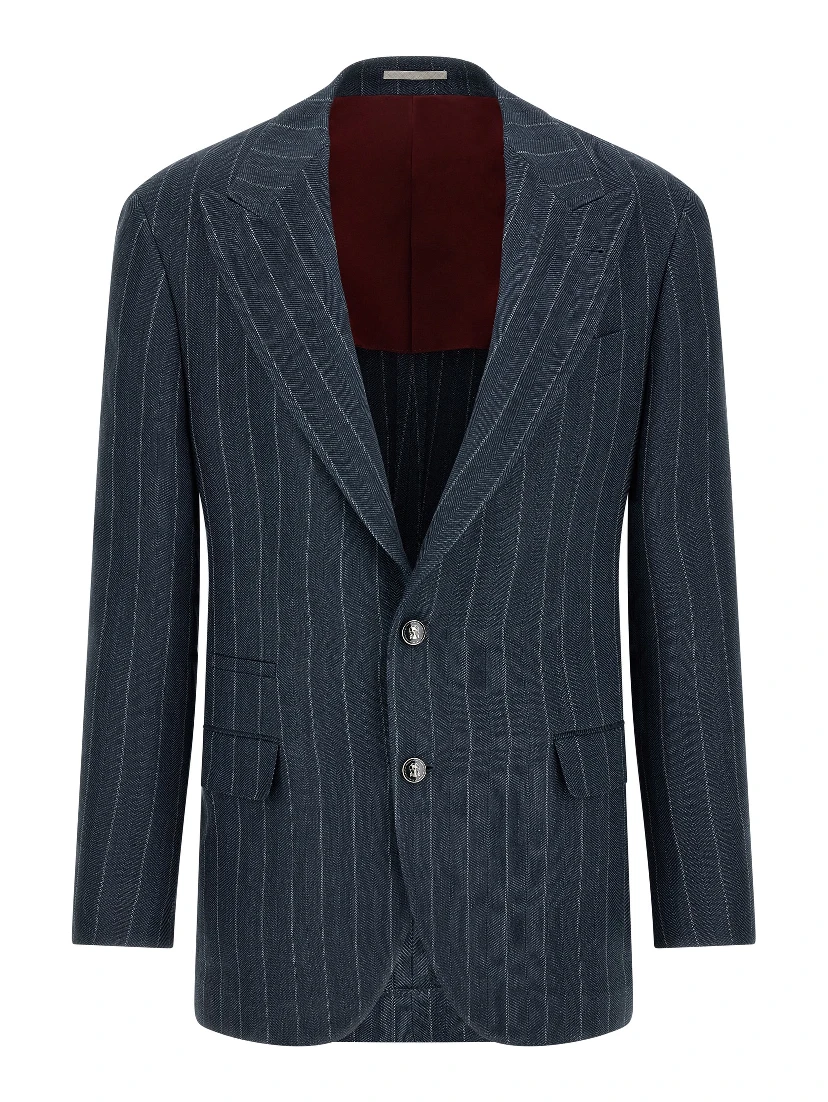 Blue Hemp Blazer