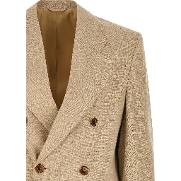 Beige Linen Blazer