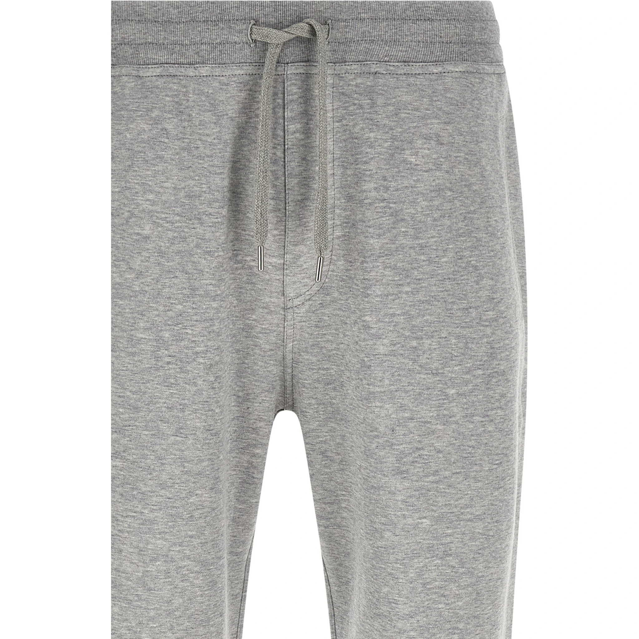 Gray Cotton Athletic Pants