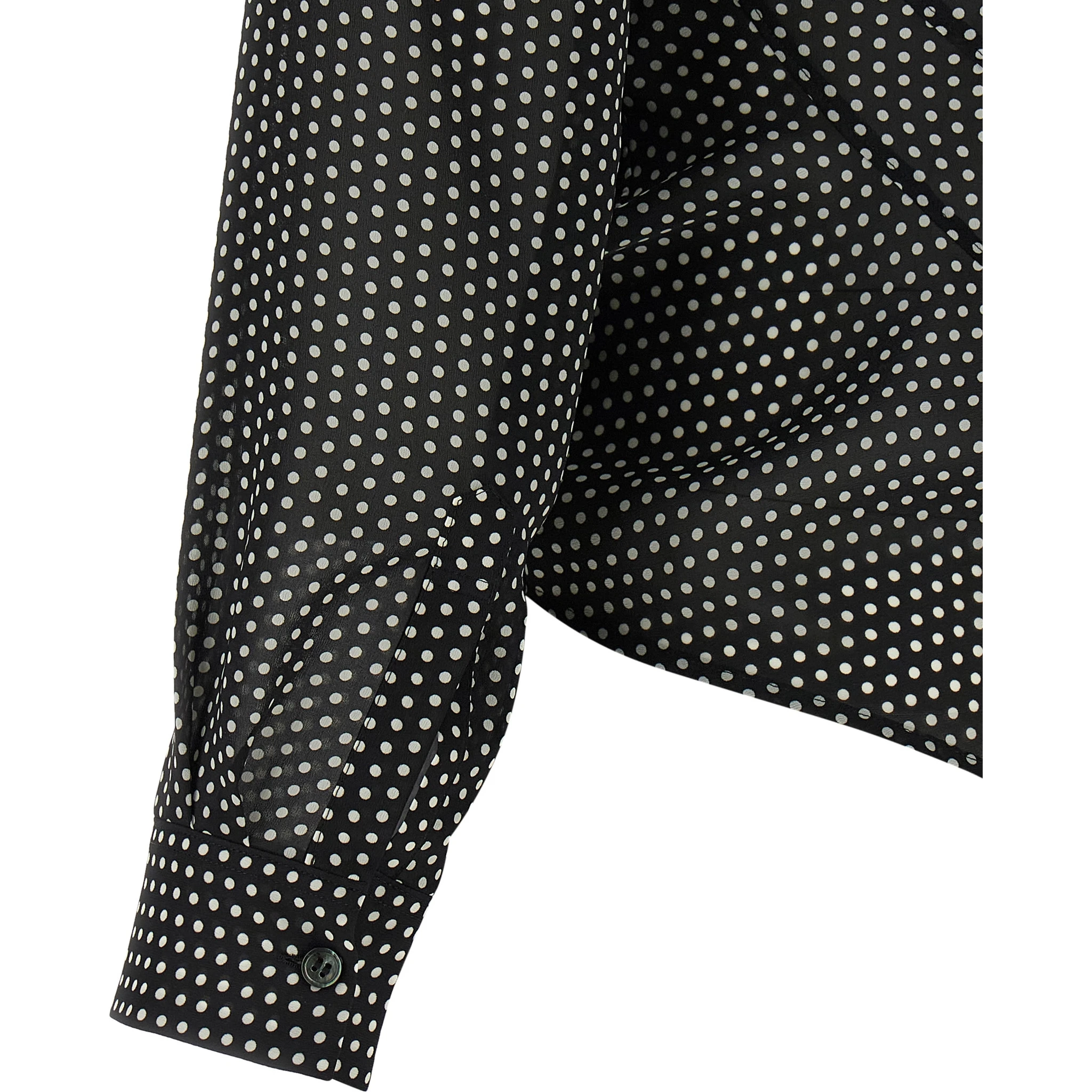 Bicolor Polyester Blouse
