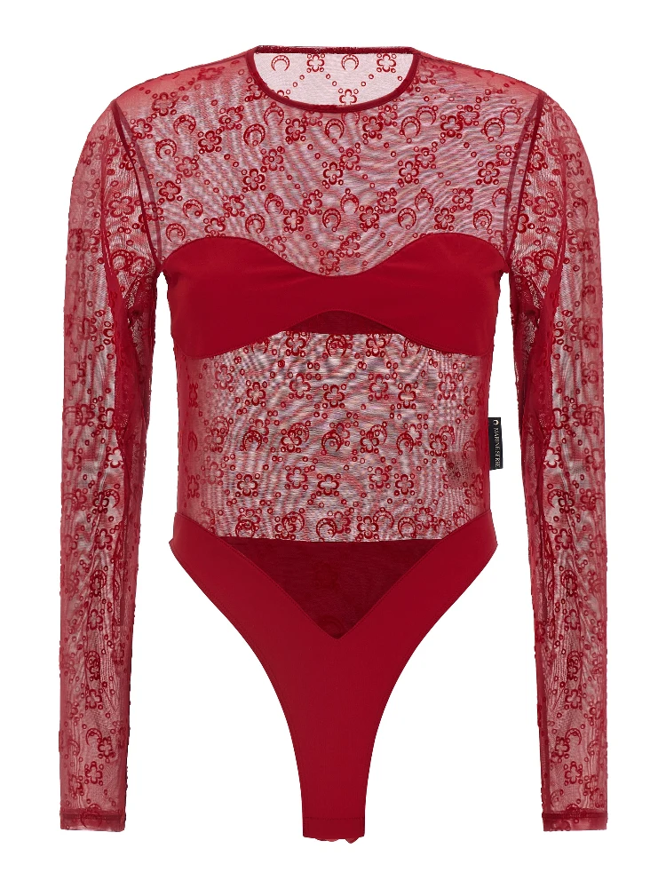Multicolor Polyamide Bodysuit