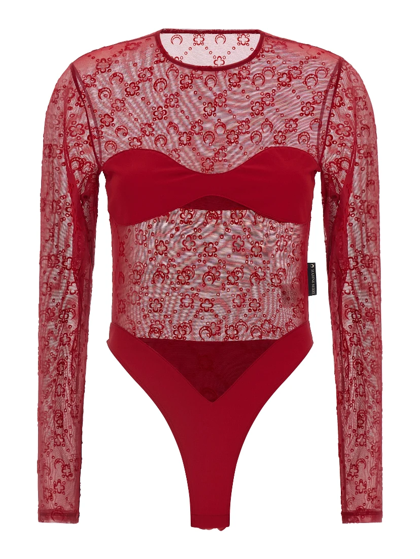 Multicolor Polyamide Bodysuit