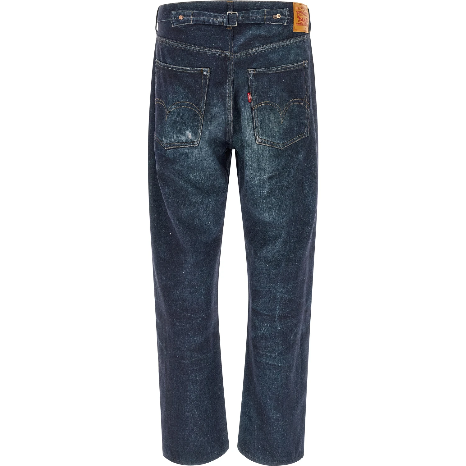Blue Linen Jeans Denim