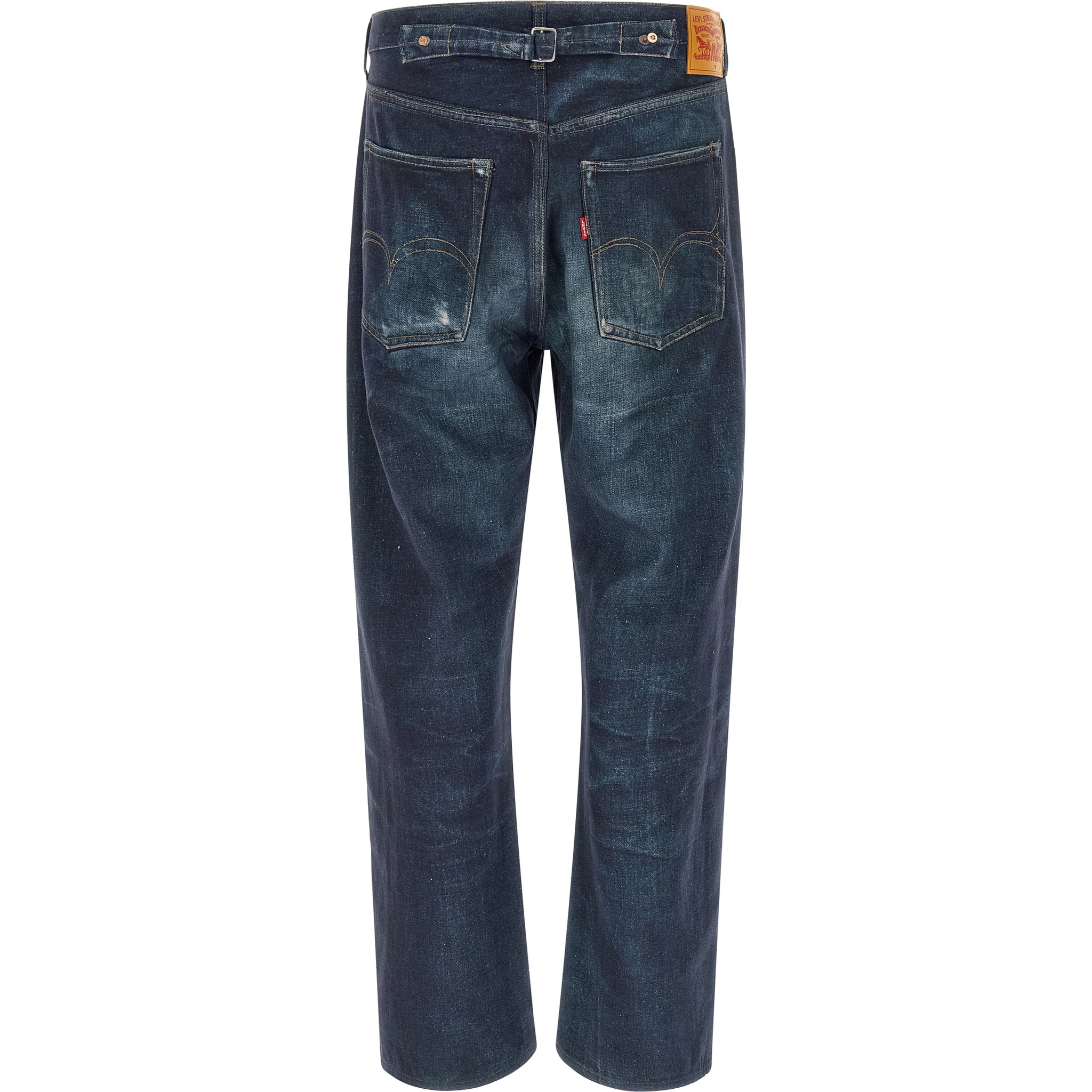 Blue Linen Jeans Denim
