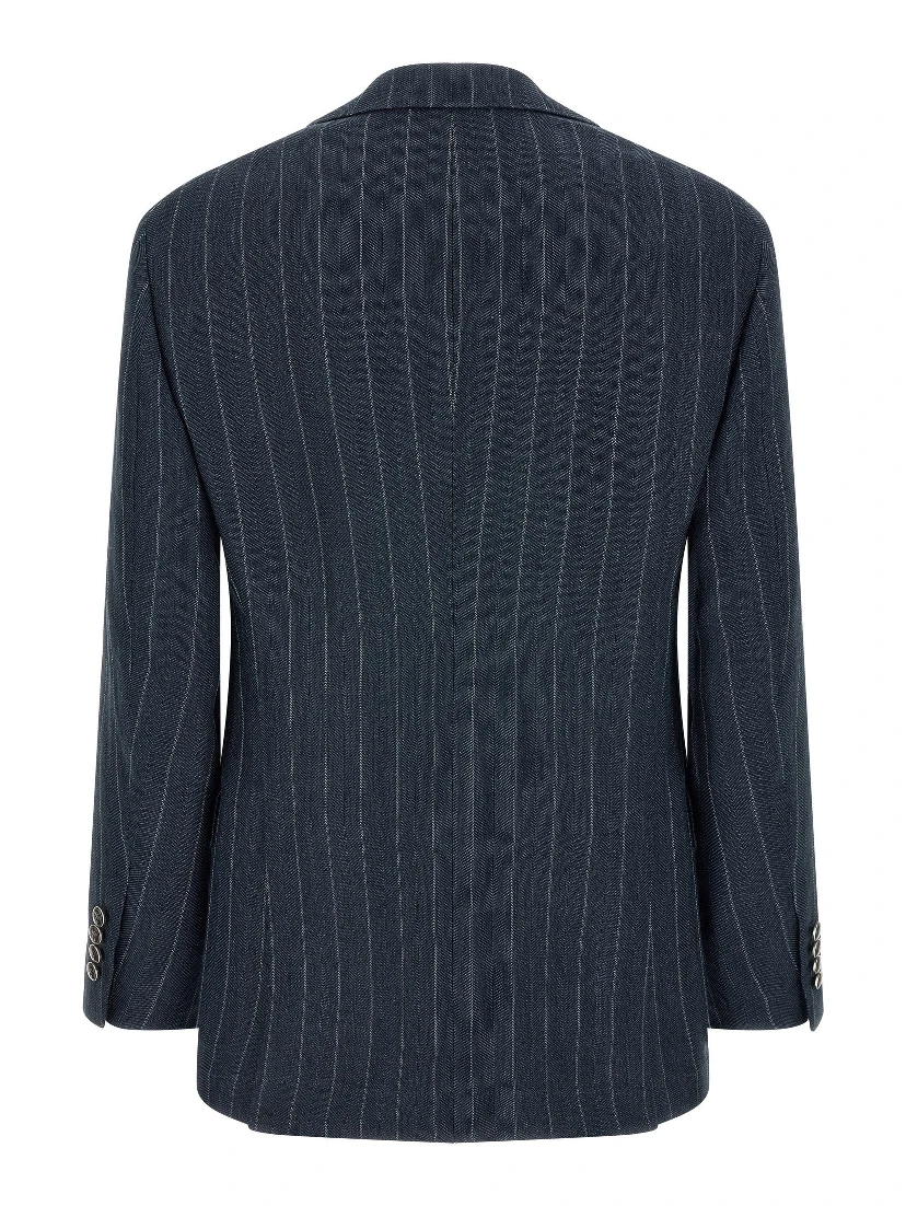 Blue Hemp Blazer