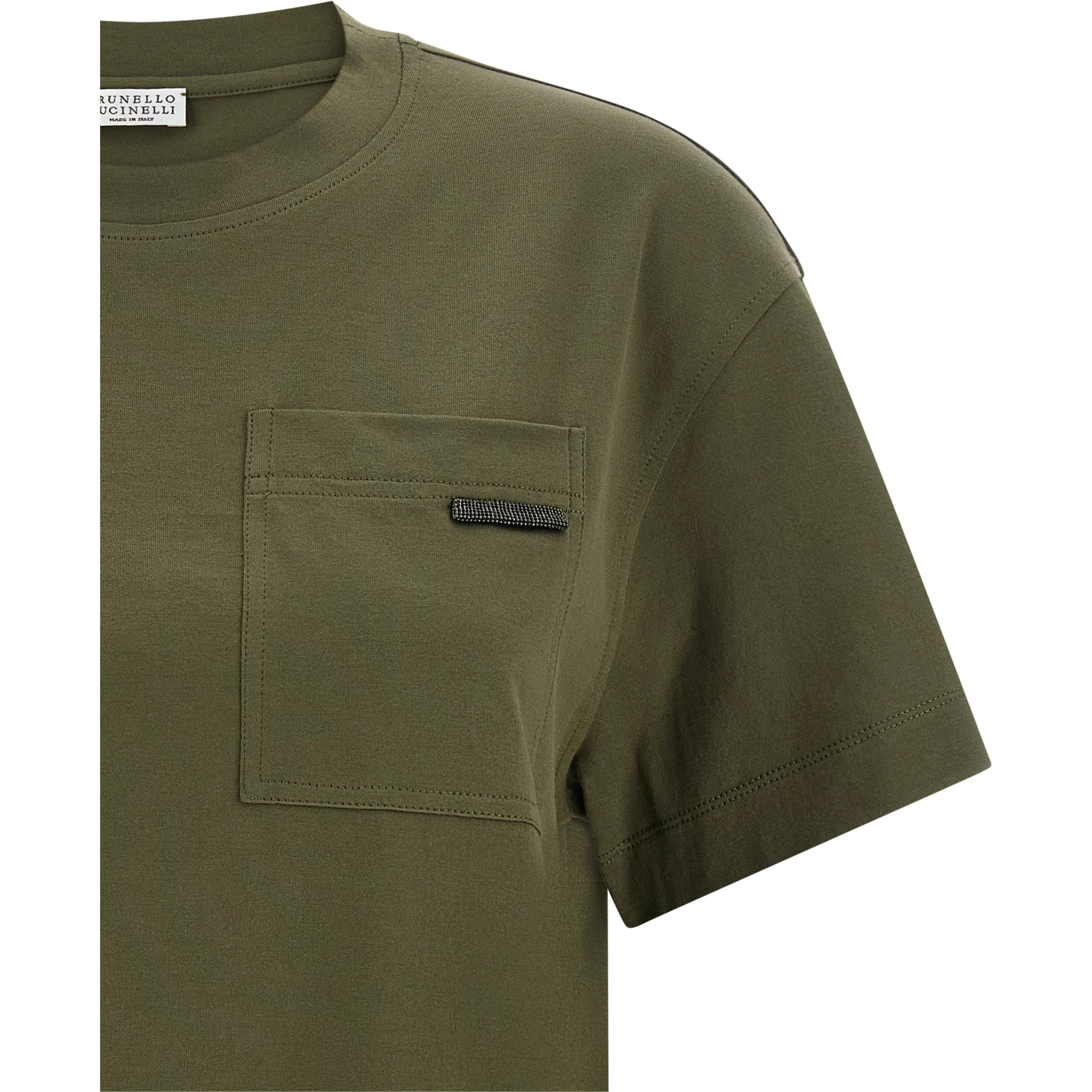 Bicolor Cotton T-Shirt