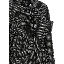 Bicolor Polyester Blouse
