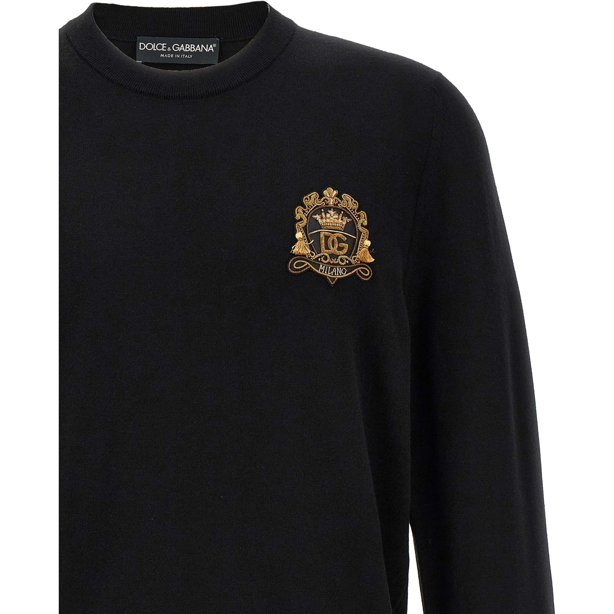 Black Virgin Wool Cardigan