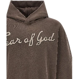 Brown Cotton Sweatshirt