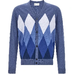 Blue Cotton Cardigan