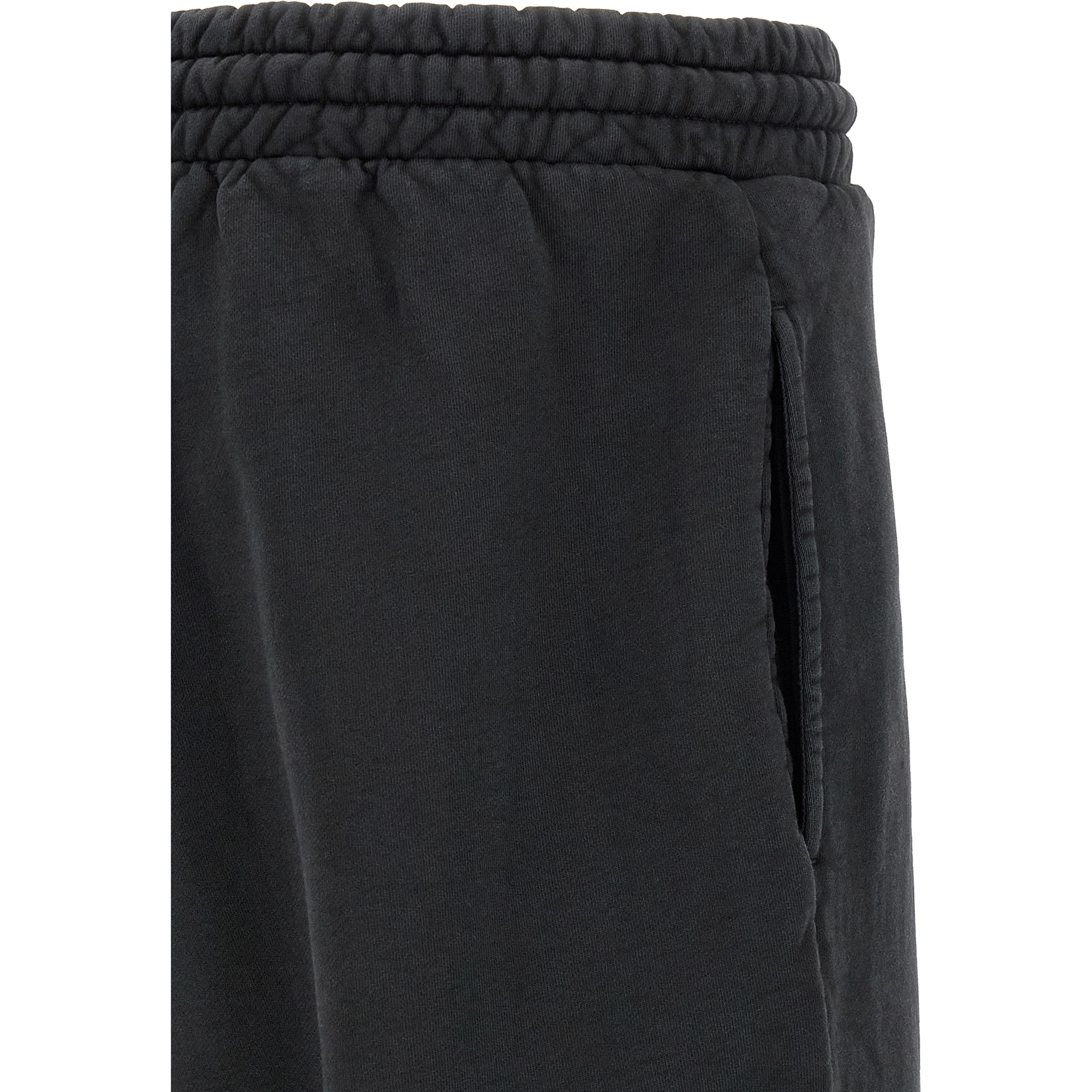 Black Cotton Joggers (Workout Pants)
